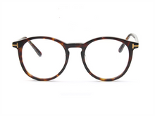 Load image into Gallery viewer, Acetate Round Eyewear Frame Men Full Rim Optical Glasses Anti-Blue Light Lens Vintage Prescription Myopia Eyeglasses for Women