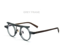Load image into Gallery viewer, Acetate Round Hyperopia Eyeglasses Frames Ｍen Vintage Optical Prescription Glasses Frame 2023 Japanese designer Retro Eyewear