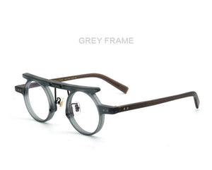 Acetate Round Hyperopia Eyeglasses Frames Ｍen Vintage Optical Prescription Glasses Frame 2023 Japanese designer Retro Eyewear