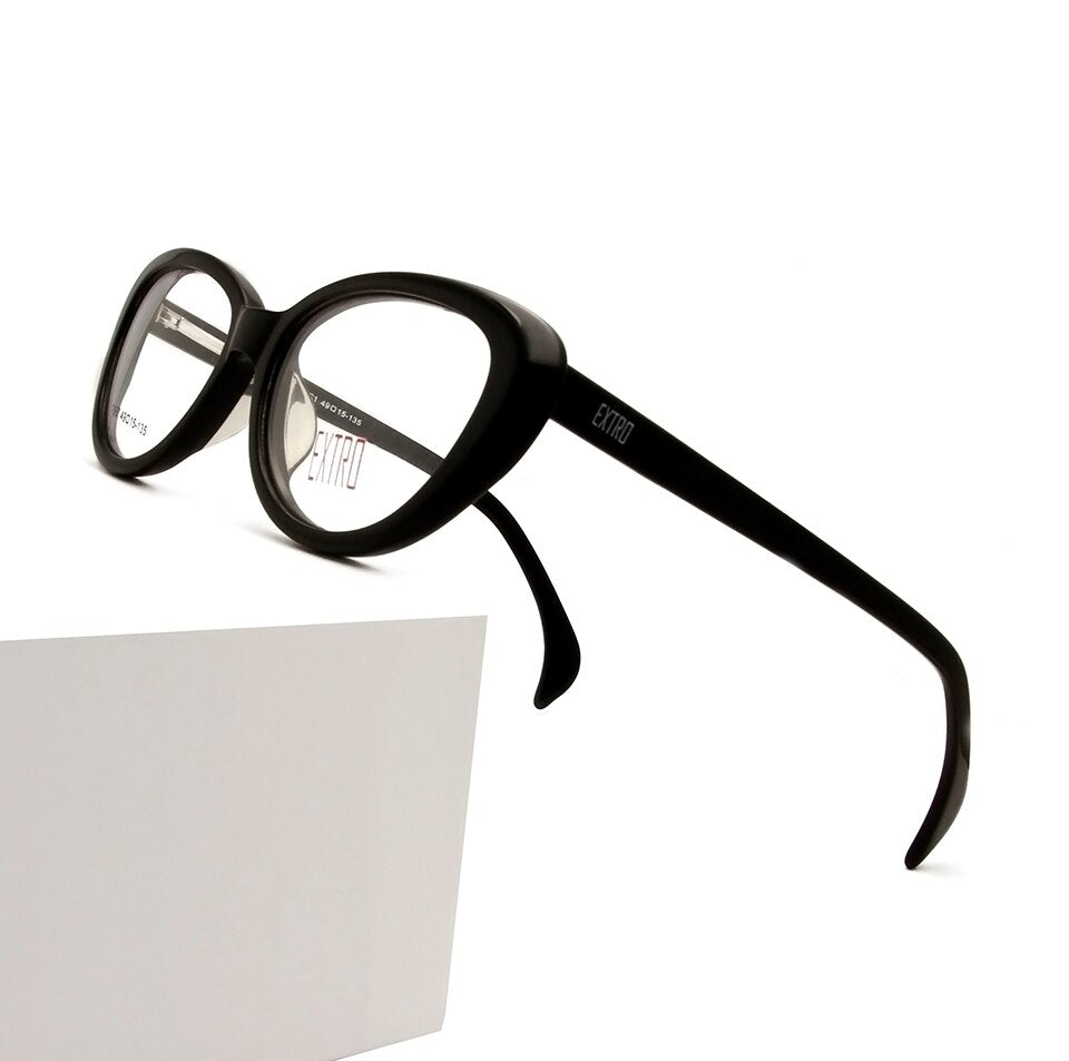 Montatura per occhiali Cat Eye da donna piccola in acetato per donna Occhiali da vista sexy Occhiali da vista Vetro da lettura per miopia ottica 