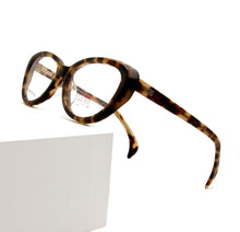 Carica l&#39;immagine nel visualizzatore di Gallery, Montatura per occhiali Cat Eye da donna piccola in acetato per donna Occhiali da vista sexy Occhiali da vista Vetro da lettura per miopia ottica 