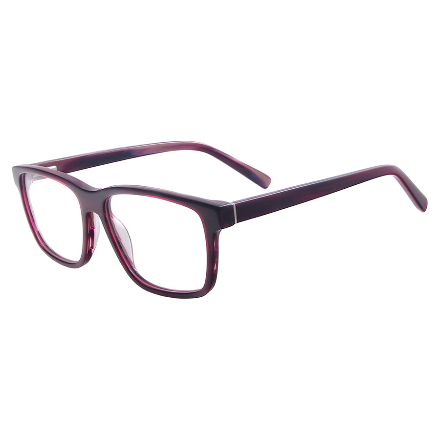 Acetate Square Eyeglasses Men and Women Full Rim Prescription Glasses For Optical Sunglasses Lenses