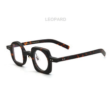 Load image into Gallery viewer, Acetate Square Hyperopia Eyeglasses Frames Ｍen Asymmetry Vintage optical glasses frame Presbyopic Full Rim Retro Glasses Eyewear