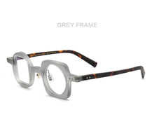 Load image into Gallery viewer, Acetate Square Hyperopia Eyeglasses Frames Ｍen Asymmetry Vintage optical glasses frame Presbyopic Full Rim Retro Glasses Eyewear