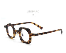 Load image into Gallery viewer, Acetate Square Hyperopia Eyeglasses Frames Ｍen Asymmetry Vintage optical glasses frame Presbyopic Full Rim Retro Glasses Eyewear
