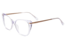 Load image into Gallery viewer, Acetate TR90 Women Female Eyeglasses Full Rim Crystal Optical Frame Prescription Plain Clear Elegant Eye Glasses