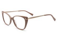 Load image into Gallery viewer, Acetate TR90 Women Female Eyeglasses Full Rim Crystal Optical Frame Prescription Plain Clear Elegant Eye Glasses