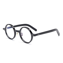 Load image into Gallery viewer, Acetate Transparent Clear Glasses Men Women Vintage Small Round Glasses Frame Optical Myopia Eyeglasses Frames Eyewear Oculos