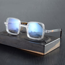 Load image into Gallery viewer, Acetate Transparent Clear Glasses Men Women Vintage Small Round Glasses Frame Optical Myopia Eyeglasses Frames Eyewear Oculos