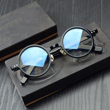 Load image into Gallery viewer, Acetate Transparent Clear Glasses Men Women Vintage Small Round Glasses Frame Optical Myopia Eyeglasses Frames Eyewear Oculos