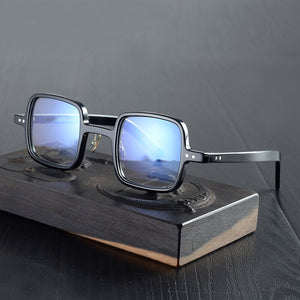 Acetate Transparent Clear Glasses Men Women Vintage Small Round Glasses Frame Optical Myopia Eyeglasses Frames Eyewear Oculos