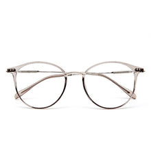Load image into Gallery viewer, Acetate Unisex Solid Alloy Glasses Frame Women  Prescription Glasses  Designer Metallic Circle Glasses Myopia Glasses