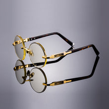 Load image into Gallery viewer, Acetate Vintage Rimless Round Sunglasses Man Crystal Stone Glass Sun Glasses Woman Classic Male Driver Shade UV400 Anti Scratch