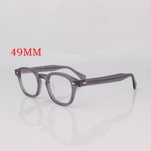 Acetate oval eyeglasses men optical glasses frame women johnny depp glasses