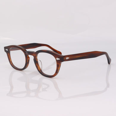 Acetate oval eyeglasses men optical glasses frame women johnny depp glasses