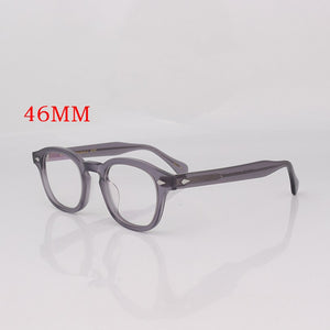 Acetate oval eyeglasses men optical glasses frame women johnny depp glasses