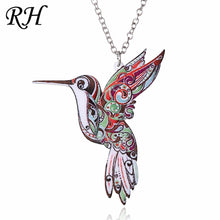 Carica l&#39;immagine nel visualizzatore di Gallery, Acrylic Animal Necklace Pet Cat Dragon Pig Bird Wolf Horse Fish Dog Necklace Women Bohemia Jewelry Pendant Ethnic Long Necklace