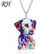 Carica l&#39;immagine nel visualizzatore di Gallery, Acrylic Animal Necklace Pet Cat Dragon Pig Bird Wolf Horse Fish Dog Necklace Women Bohemia Jewelry Pendant Ethnic Long Necklace