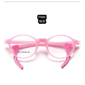 Adjustable Temples Flexible TR90 Children's Optical Frames Non Slipping Silicon Eyeglasses Soft Boys Girls Colourful Spectacles