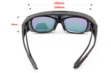 Load image into Gallery viewer, Agstum Mens Womens Wraparound Goggles Polarized Fishing Driving Glasses Flip Up Fit Over Sunglasses