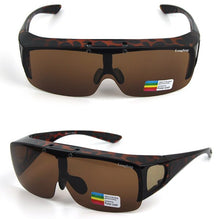 Load image into Gallery viewer, Agstum Mens Womens Wraparound Goggles Polarized Fishing Driving Glasses Flip Up Fit Over Sunglasses