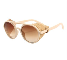 Load image into Gallery viewer, Agstum Retro Round Steampunk Sunglasses Vintage Goggles Sunglass Steam Punk Sun glasses Classical Glasses