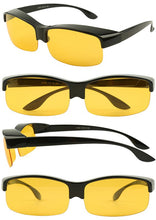 Load image into Gallery viewer, Agstum Semi Rim Fit Over Wrap Around Eyeglasses Prescription Glasses Polarized Night Vision Sunglasses
