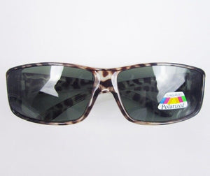 Agstum Sport Polarized wraparound Sunglasses Goggles Clip wear fit over eyeglasses Green lens