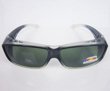 Load image into Gallery viewer, Agstum Sport Polarized wraparound Sunglasses Goggles Clip wear fit over eyeglasses Green lens