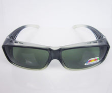 Load image into Gallery viewer, Agstum Sport Polarized wraparound Sunglasses Goggles Clip wear fit over eyeglasses Green lens