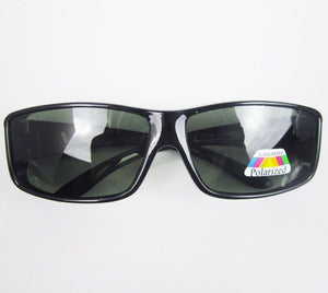 Agstum Sport Polarized wraparound Sunglasses Goggles Clip wear fit over eyeglasses Green lens