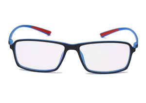 Agstum TR90 Uomo Donna Cerchio Completo Lenti Trasparenti Montatura per Occhiali Ottica Occhiali da Vista
