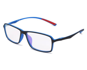 Agstum TR90 Uomo Donna Cerchio Completo Lenti Trasparenti Montatura per Occhiali Ottica Occhiali da Vista