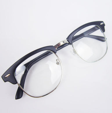 Agstum Vintage Donna Uomo Occhiali da vista quadrati con montatura completa Occhiali da vista con montatura nera Multi Lenti trasparenti RX 3030