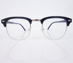 Agstum Vintage Womens Mens Full Rim Square Business Glasses Multi Black Frame Prescription Eyeglasses Clear Lens RX 3030