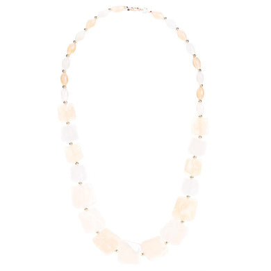 New Maxi Statement Long Beads Necklaces Collier Fashion Spring Acrylic Geometric Pendant Collar Necklace for Women