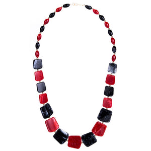 New Maxi Statement Long Beads Necklaces Collier Fashion Spring Acrylic Geometric Pendant Collar Necklace for Women