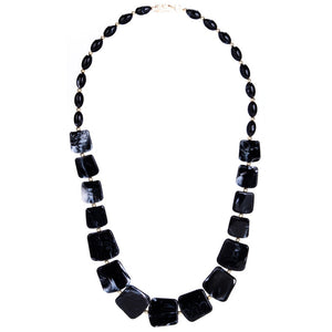 New Maxi Statement Long Beads Necklaces Collier Fashion Spring Acrylic Geometric Pendant Collar Necklace for Women
