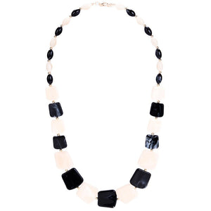 New Maxi Statement Long Beads Necklaces Collier Fashion Spring Acrylic Geometric Pendant Collar Necklace for Women