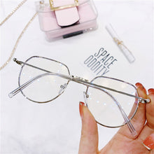 Load image into Gallery viewer, Ahora 2022  Anti Blue Light Finished Myopia Glasses Metal Polygon Nearsighted Eyeglasses 0-1.0-1.5-2.0-2.5-3.0-3.5-4.0...-6.0