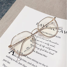 Carica l'immagine nel visualizzatore di Gallery, Ahora 2022 Finito Miopia Occhiali Telaio Donna Uomo Vintage Poligono Matel Miope Occhiali Trasparente con 0 -0.5 ~ -6.0 