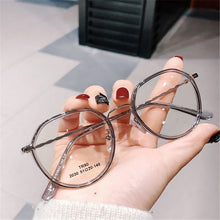 Carica l'immagine nel visualizzatore di Gallery, Ahora 2022 Finito Miopia Occhiali Telaio Donna Uomo Vintage Poligono Matel Miope Occhiali Trasparente con 0 -0.5 ~ -6.0 