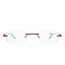 Load image into Gallery viewer, Ahora Rimless Anti Blue Light Finished Myopia Glasses Frame for Women Myopic Eyewear Diopters -1.0 -1.5 -2.0 -2.5 -3.0 -3.5 -4.0