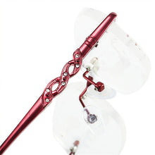 Load image into Gallery viewer, Ahora Rimless Anti Blue Light Finished Myopia Glasses Frame for Women Myopic Eyewear Diopters -1.0 -1.5 -2.0 -2.5 -3.0 -3.5 -4.0