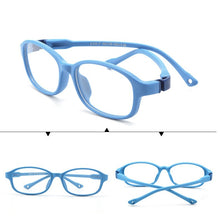Load image into Gallery viewer, Ahora Silicone Round Kids Glasses Optical Spectacle Children Clear Lens Computer Goggles For Boys&amp;Girls Eyewear Eyeglasses