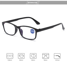 Load image into Gallery viewer, Ahora Simple Student Finished Myopia Glasses Women Men Diopter -1.0 -1.50 2.0 2.5 3.0 ... 6.0 Anti Blue Light Spectacles Frames