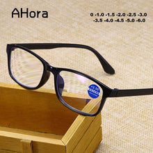 Load image into Gallery viewer, Ahora Student Finished Myopia Glasses Spectacles Frames for Women Men With Diopters 0 -1.0 1.5 2.0 2.5 3.0 3.5 4.0 4.5 5.0 5.5 6
