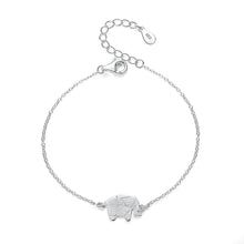Carica l'immagine nel visualizzatore di Gallery, 2018 Donne Elefante Semplice Puro S925 Bracciale Ragazza Bella 925 Nastro Bracciale Regalo di San Valentino Gioielli Bileklik Bayan 