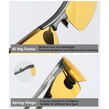 Load image into Gallery viewer, Al-Mg Alloy Pochromic Lens Polarized Men&#39;s Day&amp;Night Vision Driving Sunglasses, Anti-Glare Male Driver Sun Glasses S156