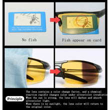Load image into Gallery viewer, Al-Mg Alloy Pochromic Lens Polarized Men&#39;s Day&amp;Night Vision Driving Sunglasses, Anti-Glare Male Driver Sun Glasses S156